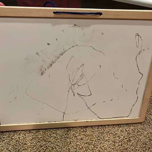 Responsibility chart children kids wipeoff rewards chores calendar hanging board - Picture 7 of 7